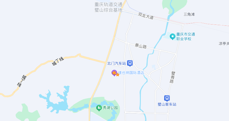 酒店位置地图